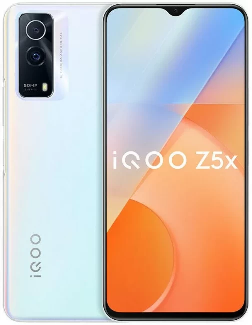 Смартфон Vivo iQOO Z5x 5G 8GB/128GB (белый) - фото