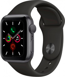 Смарт-часы Apple Watch Series 5 LTE 44mm Aluminum Space Gray (MWWE2) - фото