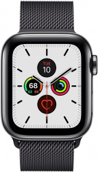 Смарт-часы Apple Watch Series 5 LTE 40mm Stainless Space Black (MWX92) - фото2