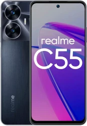 Смартфон Realme C55 6GB/128GB с NFC черный (международная версия) - фото