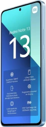 Смартфон Redmi Note 13 8GB/256GB с NFC международная версия (ледяной синий) - фото3