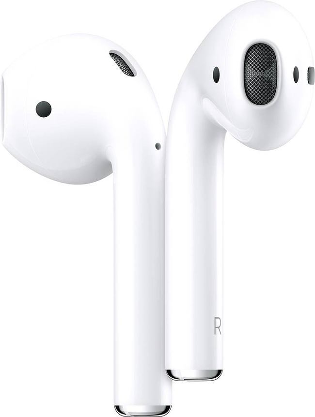 Гарнитура Apple AirPods 2 с беспроводным зарядным футляром - фото