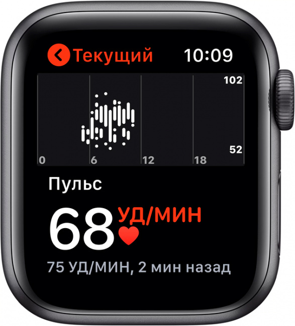 Смарт-часы Apple Watch Series 5 LTE 44mm Aluminum Space Gray (MWWE2) - фото5