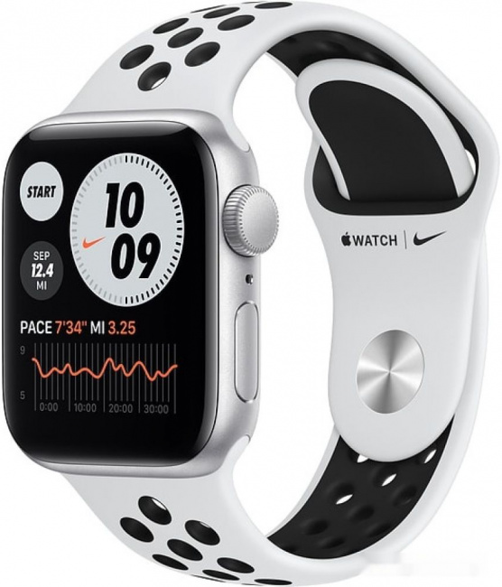 Смарт-часы Apple Watch SE Nike 40mm Aluminum Silver (MYYD2) - фото