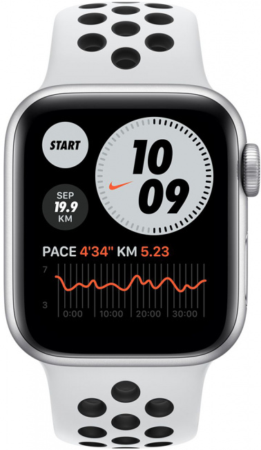 Смарт-часы Apple Watch SE Nike 40mm Aluminum Silver (MYYD2) - фото2