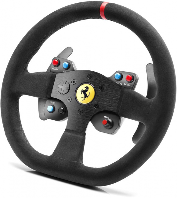 Руль ThrustMaster T300 Ferrari Integral Racing Wheel Alcantara Edition - фото6