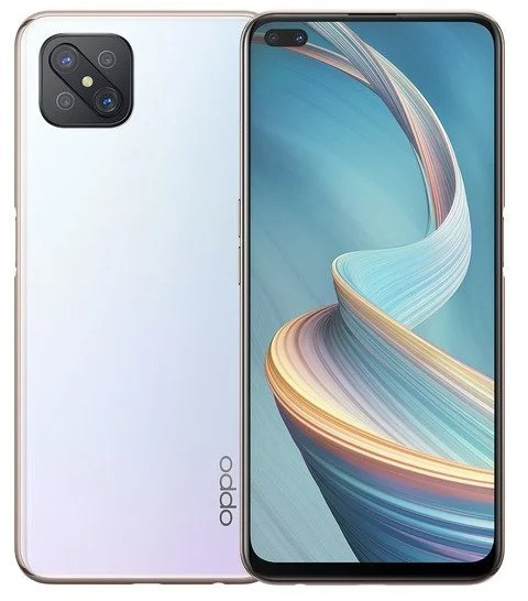 Смартфон Oppo Reno4 Z 5G 8Gb/128Gb White (Global Version) - фото