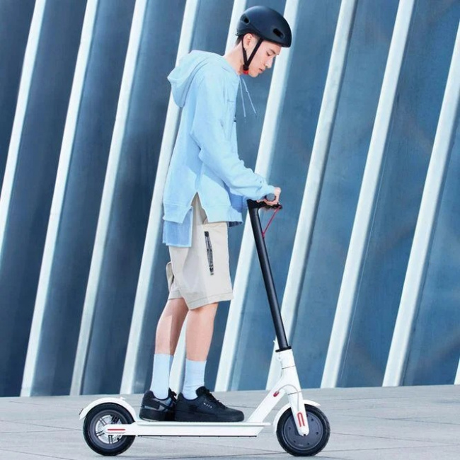 Электросамокат Xiaomi Mi Electric Scooter 1S White - фото6