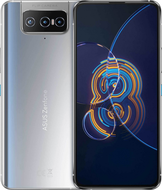 Смартфон Asus Zenfone 8 Flip 8Gb/128Gb Silver (ZS672KS) - фото