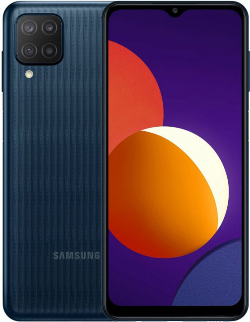 Смартфон Samsung Galaxy M12 3Gb/32Gb Black (SM-M127F/DSN)  - фото