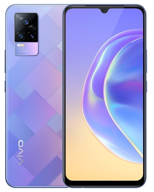 Смартфон Vivo V21e 8Gb/128Gb Diamond Flare (международная версия) - фото