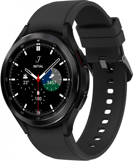 Смарт-часы Samsung Galaxy Watch4 Classic 46мм (черный) - фото