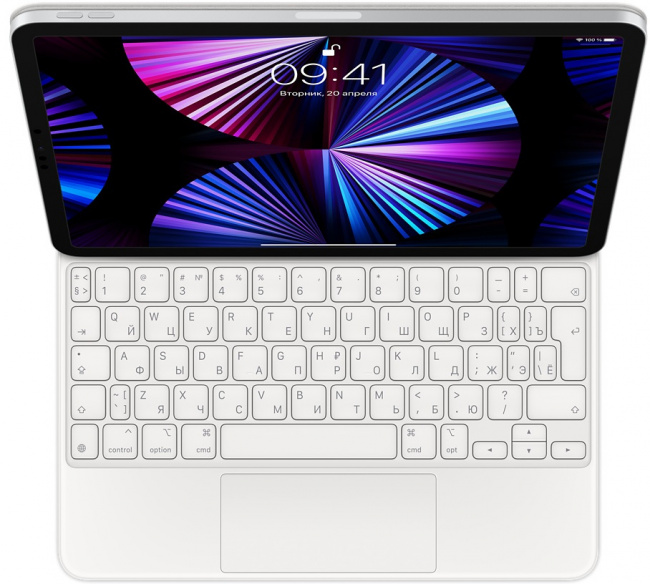 Клавиатура Apple Magic Keyboard for iPad Pro 11 (3th generation)/Ipad Air (4th generation) White - фото2