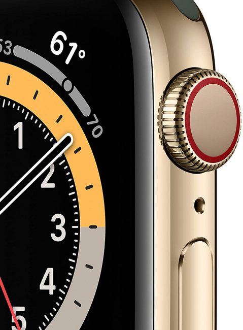 Смарт-часы Apple Watch Series 6 LTE 40mm Stainless Steel Gold (M06V3) - фото2