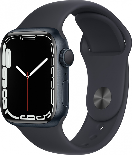 Смарт-часы Apple Watch Series 7 41mm темная ночь (MKMX3) - фото
