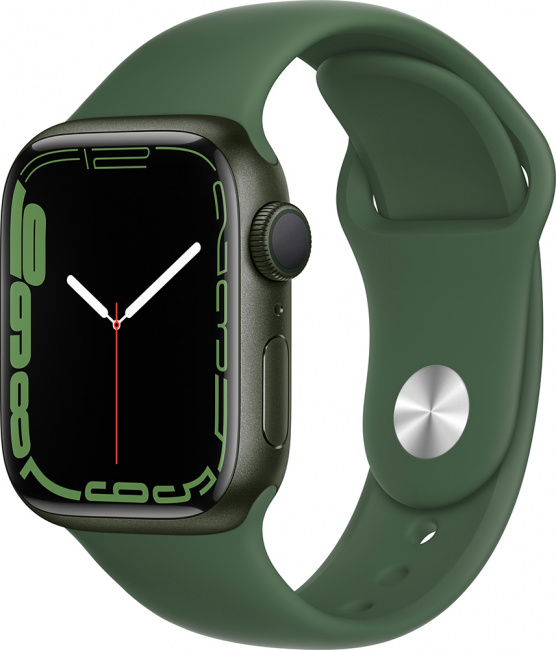 Смарт-часы Apple Watch Series 7 41mm зеленый (MKN03) - фото