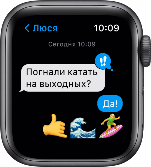 Смарт-часы Apple Watch SE 44mm Aluminum Space Gray (MKQ63) - фото4