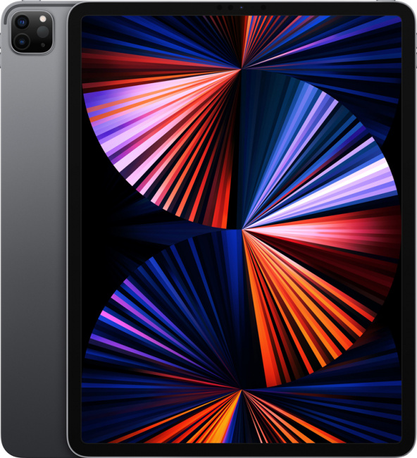 Планшет Apple iPad Pro M1 2021 12.9 256GB 5G Space Gray - фото