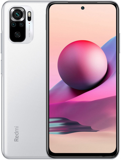 Смартфон Redmi Note 10S 8Gb/128Gb без NFC White (Global Version) - фото