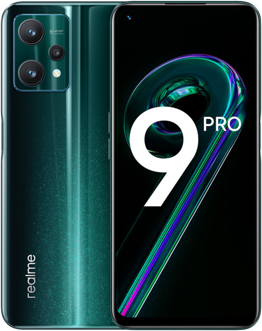 Смартфон Realme 9 Pro 8GB/128GB (зеленая аврора) - фото