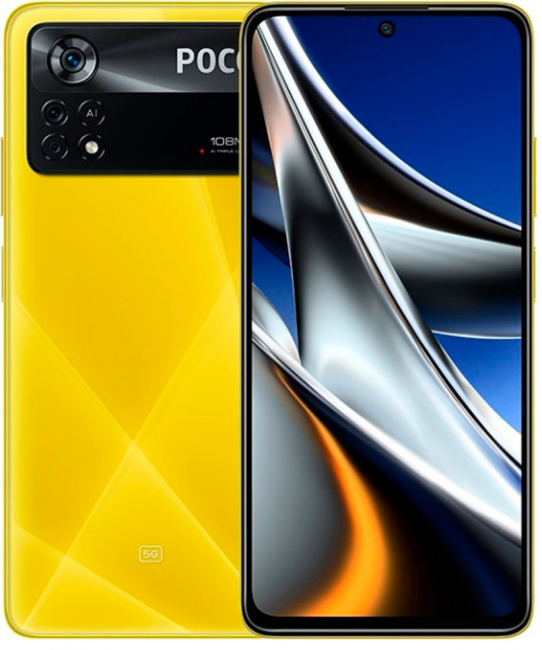 Смартфон POCO X4 Pro 5G 6GB/128GB желтый (международная версия)