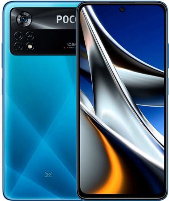 Смартфон POCO X4 Pro 5G 6GB/128GB синий (международная версия)