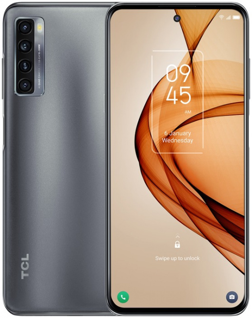 Смартфон TCL 20L+ T775H 6GB/256GB (млечный серый) - фото