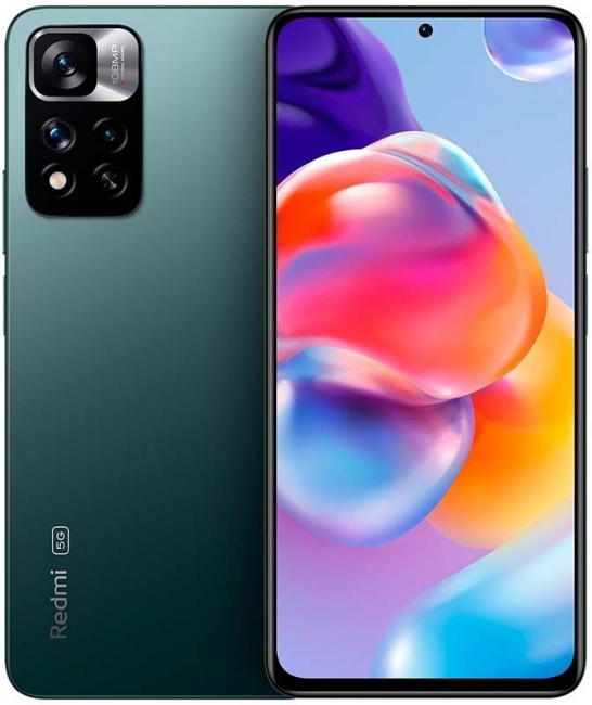 Смартфон Redmi Note 11 Pro+ 5G 8GB/128GB зеленый (международная версия) - фото