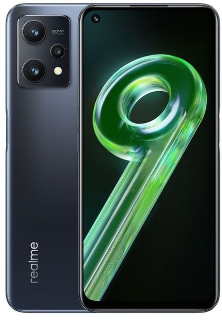 Смартфон Realme 9 RMX3151 8GB/128GB черный (международная версия) - фото