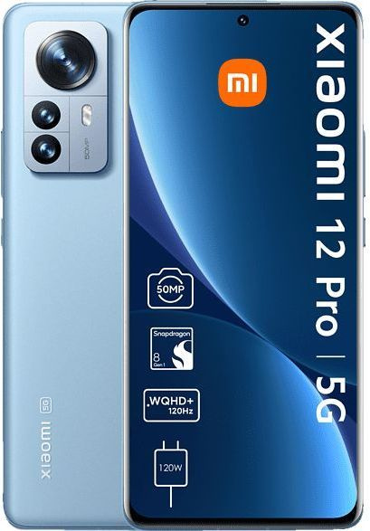 Смартфон Xiaomi 12 Pro 12GB/256GB синий (международная версия) - фото