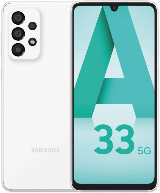 Смартфон Samsung Galaxy A33 5G 8GB/128GB белый (SM-A3360/DSN) - фото