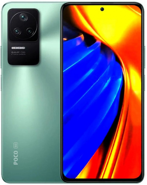 Смартфон POCO F4 6GB/128GB бирюзовый (международная версия) - фото