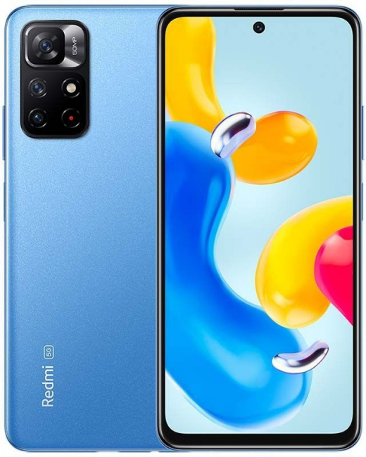 Смартфон Redmi Note 11S 5G 4GB/64GB синий (международная версия) - фото