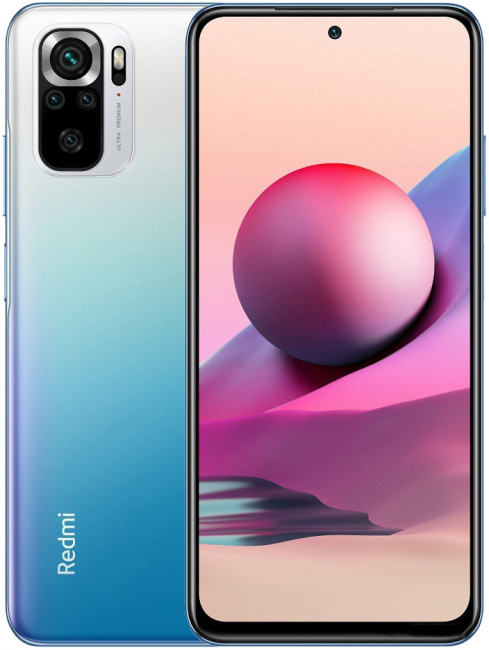 Смартфон Redmi Note 10S 8Gb/128Gb без NFC Blue (Global Version) - фото