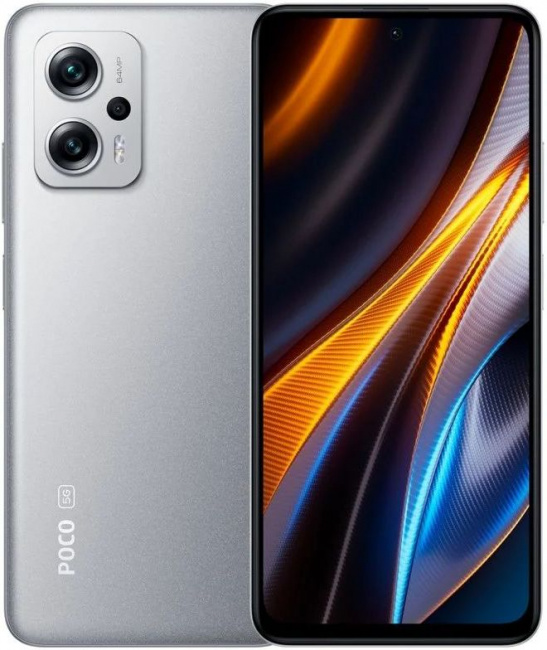 Смартфон POCO X4 GT 8GB/256GB серебристый (международная версия)