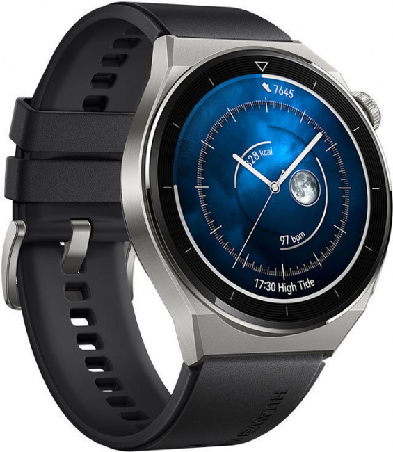 Смарт-часы Huawei Watch GT 3 Pro Titanium 46 мм (серый/черный) - фото3