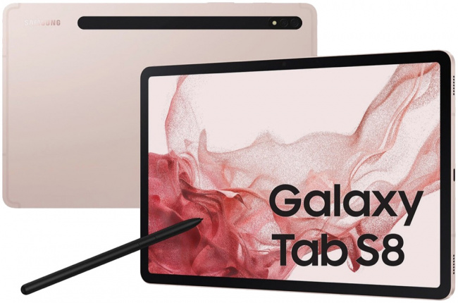 Планшет Samsung Galaxy Tab S8 5G SM-X706 8GB/128GB (розовое золото) - фото4