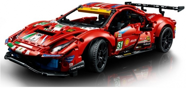 Конструктор LEGO Technic 42125 Ferrari 488 GTE AF Corse 51 - фото3