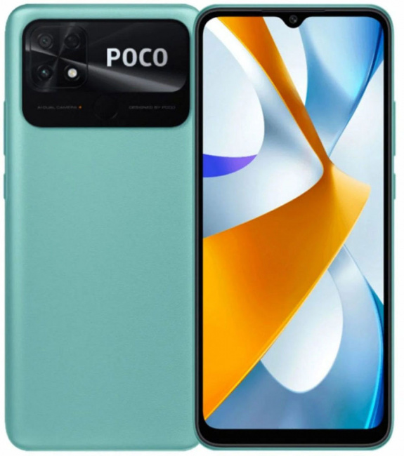 Смартфон POCO C40 3GB/32GB бирюзовый (международная версия)