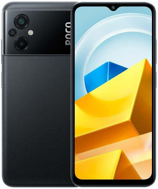 Смартфон POCO M5 4GB/64GB черный (международная версия) - фото