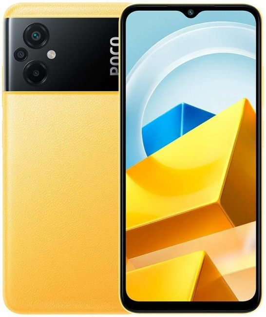 Смартфон POCO M5 4GB/128GB желтый (международная версия) - фото