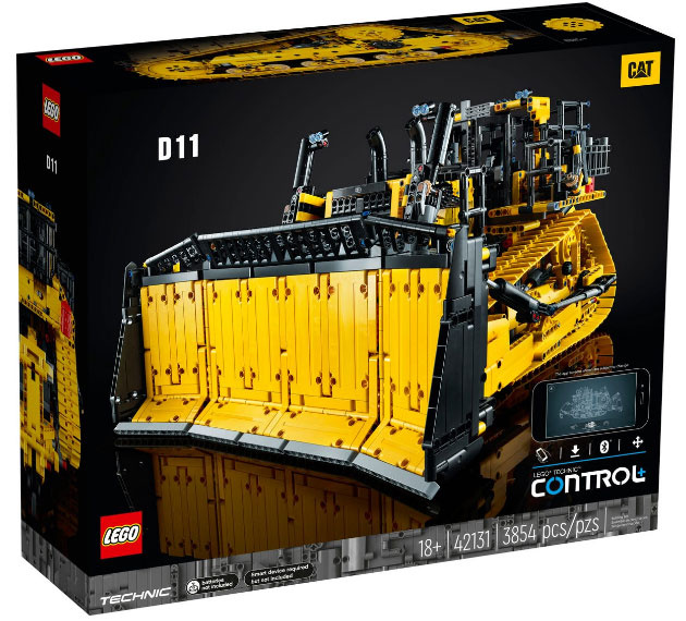 Конструктор LEGO Technic 42131 Бульдозер Cat D11 с ДУ - фото