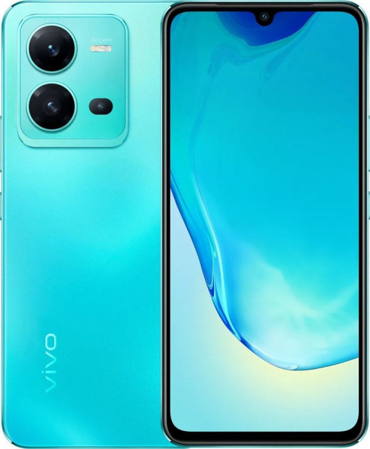 Смартфон Vivo V25 8GB/256GB (синий аквамарин) - фото