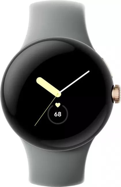 Смарт-часы Google Pixel Watch (золотистый шампань/ореховый) - фото2