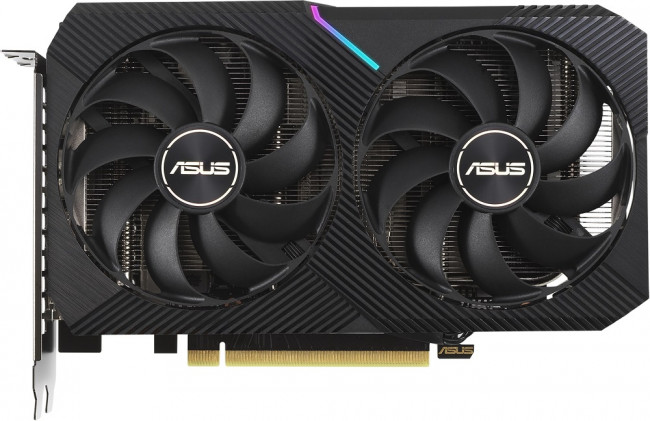 Видеокарта ASUS Dual GeForce RTX 3060 Ti V2 Mini 8GB GDDR6 LHR - фото