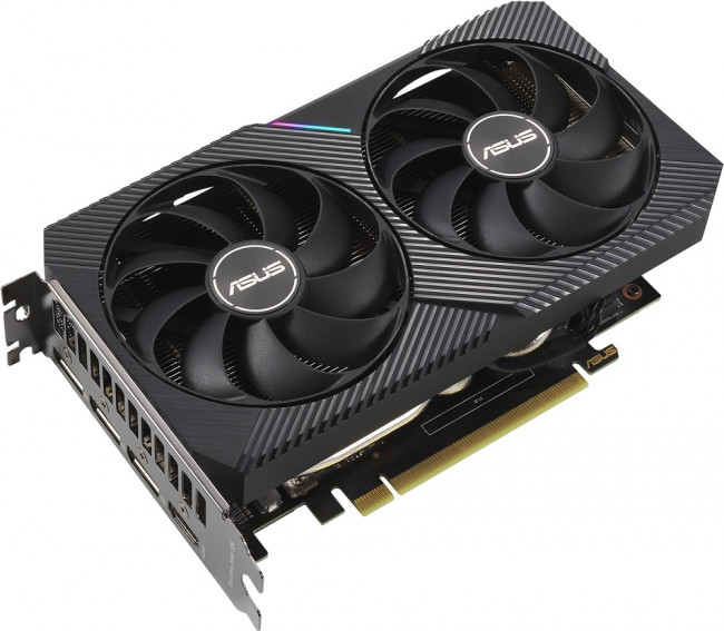 Видеокарта ASUS Dual GeForce RTX 3060 Ti V2 Mini 8GB GDDR6 LHR - фото2