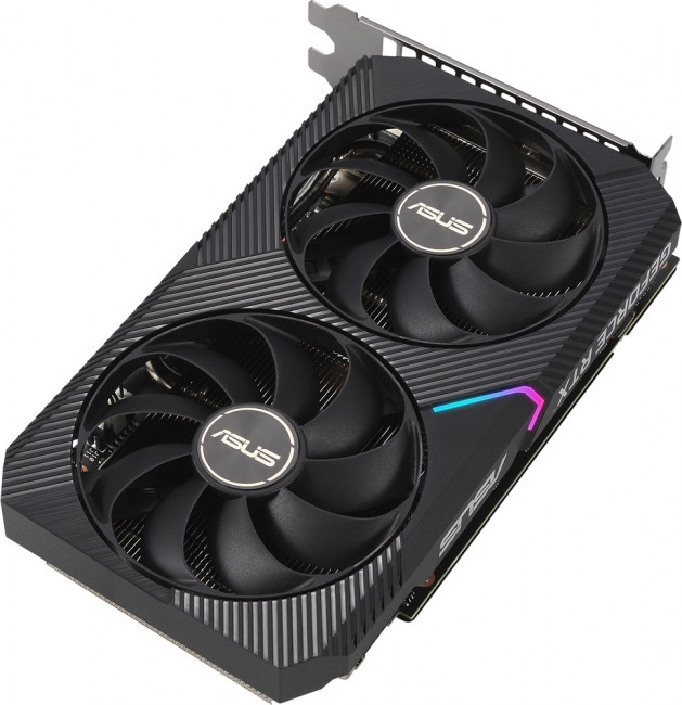 Видеокарта ASUS Dual GeForce RTX 3060 Ti V2 Mini 8GB GDDR6 LHR - фото3