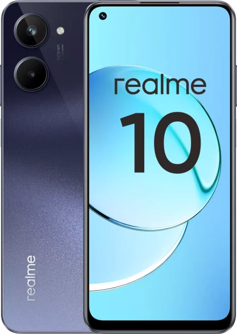 Смартфон Realme 10 4G 4GB/128GB черный (международная версия) - фото