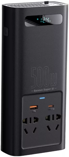 Автоинвертор Baseus Super Si Power Inverter 500W - фото