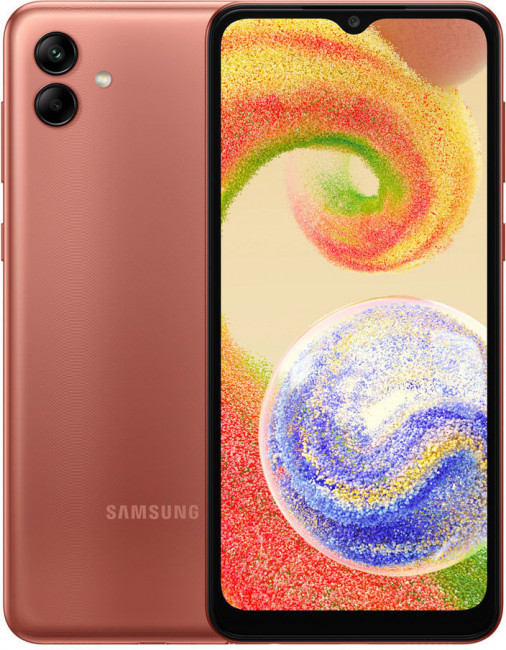 Смартфон Samsung Galaxy A04 4GB/64GB медный (SM-A045F/DS) - фото